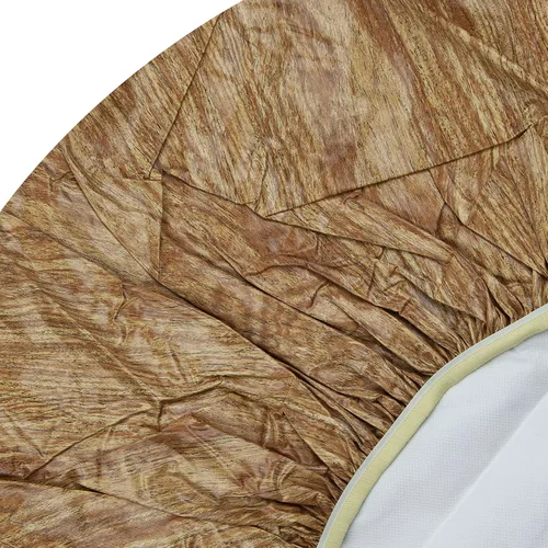 Vista 5 de Jobar IdeaWorks - Mantel decorativo elástico para mesa, diseño de acabado de madera, tamaño único (JB8386)