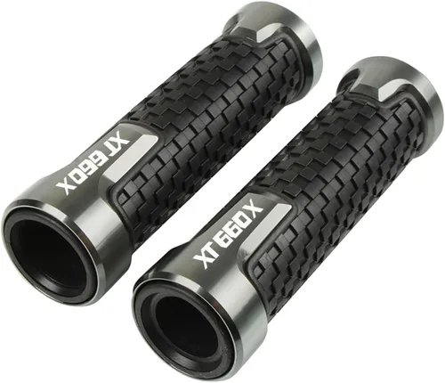 Vista 6 de Motorcycle Handlebar Grips for XT660X 2004-2017 XT660 XT 660 X 660X 2005 7/8" 22MM Motorcycles Hand Grips Handle Bar End Cap Plug Handlebar Knobs
