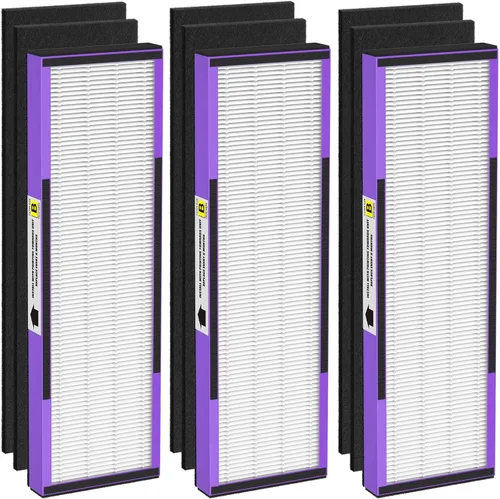 Vista 10 de FLT4850PT H13 True HEPA Filtro de repuesto B, compatible con Guardian AC4850PT AC4825 AC4900 CDAP4500AC4300, paquete de 2 filtros HEPA y 6