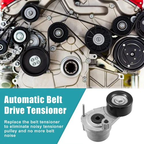 Vista 3 de X AUTOHAUX Tensor de correa con polea para Chevrolet Cruze 2011-2016 para Chevrolet Sonic 2012-2018 Reemplazar 55556090/55593512