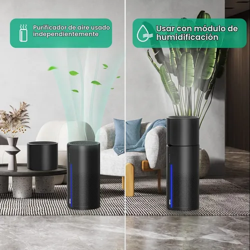 Vista 4 de Afloia Purificador de aire y humidificador combinado, humidificador