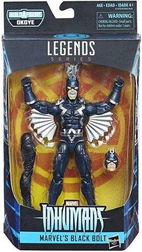 Vista 3 de Figura de acción de Rayo Negro de La Pantera Negra de Marvel Legends Series, 6 pulgadas