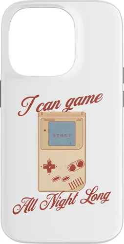 Vista 17 de I Can Game All Night Long Retro Handheld Gamer Case for iPhone 16