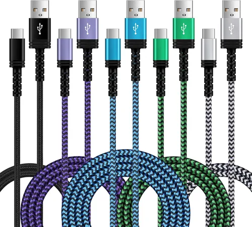 Vista 9 de Cable USB tipo C para iPhone 15 17e de carga rápida, cable USB A a USB C de 10 pies de largo Fast Charging for iPhone 15 16 17 Pro Max Plus
