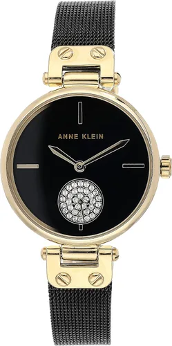 Vista 4 de Anne Klein Womens Premium Crystal Accented Mesh Bracelet Watch