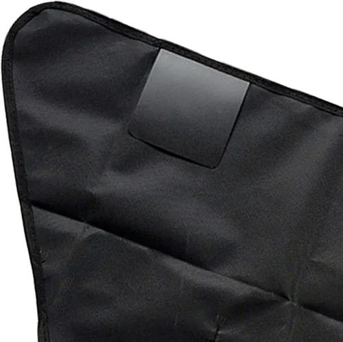 Vista 5 de KIMISS Protector de puerta de automóvil para mascotas, cubierta de puerta de tela Oxford 600D, ajuste universal para perros y gatos, protector