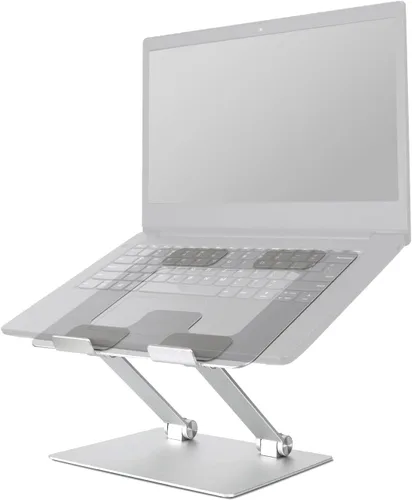 Vista 5 de Amazon Basics Soporte ergonómico resistente y portátil para laptop de escritorio, elevador ajustable, se adapta a todas las laptops y notebooks