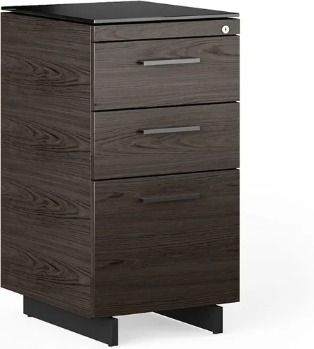 Vista 3 de BDI Furniture Sequel 20 6114 - Archivador de 3 cajones con cerradura para el hogar u oficina, con cajón de tamaño carta o legal y 2 cajones