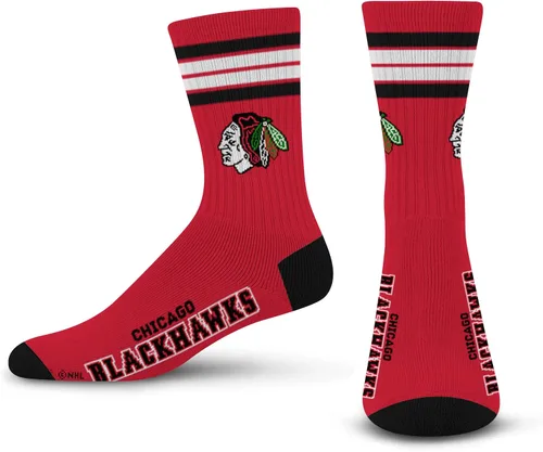 Vista 7 de For Bare Feet Calcetines de cuatro rayas de la NFL para mujer