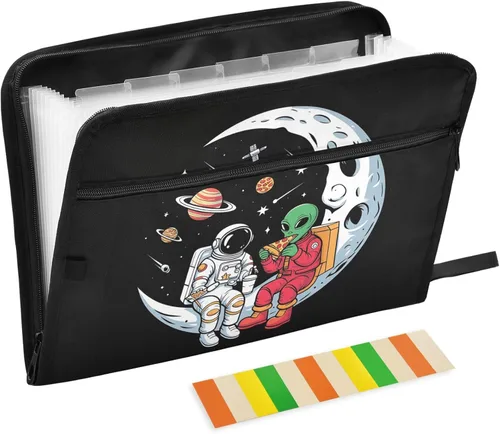 Vista 20 de Gredecor 13 Pockets File Folder Organizer A4/Letter Water Resistant Document Bag with Zipper Filing Folder Expanding File Pouch Storage for School