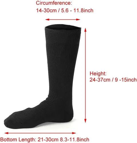 Vista 2 de Electric Heated Socks for Men Women, Battery Operated Washable Thermal Socks Winter Warm Socks for Outdoors Work Fishing Hunting Skiing Cycling