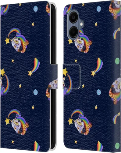 Vista 126 de Head Case Designs Officially Licensed Carla Morrow Colorful Space Dice Patterns Leather Wallet Case Compatible with Samsung Galaxy A07 4G