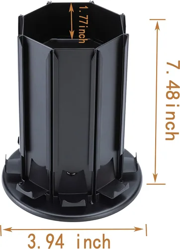 Vista 3 de Estante de almacenamiento de cápsulas Rice Rat para Nespresso Original para 40 cápsulas Nespresso Original con almacenamiento central adicional