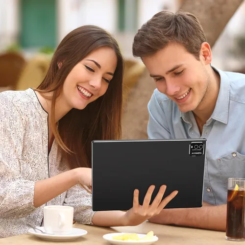 Vista 5 de HOTTABLET Tablet Android 15 de 10", 12(4+8Expand) GB RAM+64GB ROM, cámara dual de 2+8 MP, batería de 6000 mAh