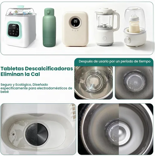Vista 2 de Tiny Marvels Powerful Descaling Tablets for Baby Bottle Washer