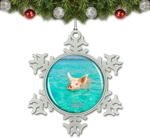 Vista 5 de Reino Unido Inglaterra Verity Estatua Ilfracombe Adorno de Navidad Decoración Árbol Decoración Cristal Metal Recuerdo Regalo