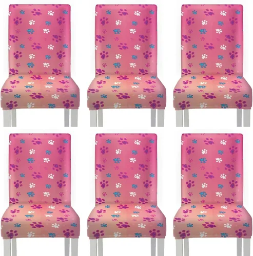 Vista 44 de Rnyleeg Juego de 1 funda para sillas de comedor con diseño de mariposa y rosa azul, elegante, suave, lavable, para cocina, hotel, ceremonia