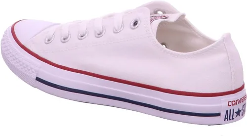 Vista 4 de Converse All Star Chuck Taylor - Tenis de moda de caña baja para hombre, blanco (Optical White)