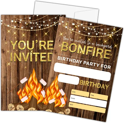 Vista 9 de Invitaciones de primer cumpleaños de flores silvestres con sobres, 20 unidades, Our Little Wildflower Is Turning One Birthday Party Invitations for