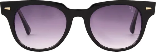 Vista 3 de Frye Gafas de sol Janie Way para mujer, color negro, 1.969 in, Negro