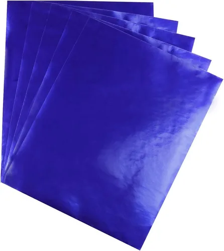 Vista 9 de Hygloss Papel de aluminio metálico para artes y manualidades, actividades de aula y artistas, decoración de fiestas o vacaciones, 8.5 x 11 pulgadas