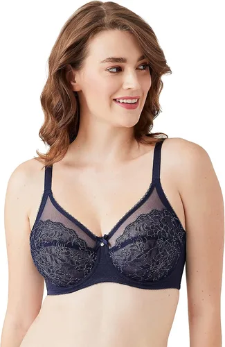 Vista 25 de Wacoal Brasier con aros retro chic para mujer, 855186 Albaricoque (Apricot Blush)