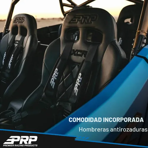 Vista 6 de PRP Arnés Surelatch de 4 puntos de 2 pulgadas con acolchado de 2 pulgadas, ajustadores EZ, correa extraíble (paquete de 2 negro)