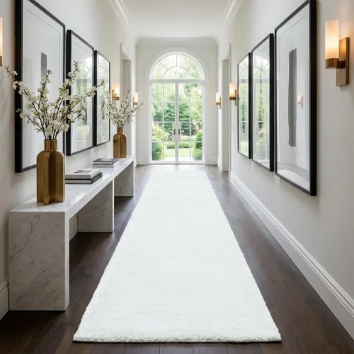 Vista 88 de Unique Loom Colección Solo - Alfombra Calabasas (7' 10" x 10' Rectangular, Azul Claro)