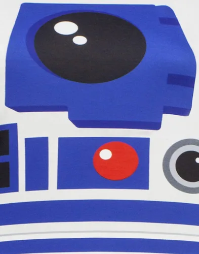Vista 6 de STAR WARS R2D2 Vestido de disfraz para mujer, ropa blanca para cosplay