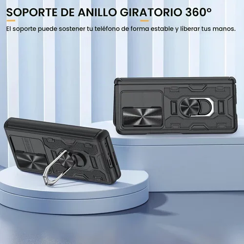 Vista 4 de Caka - Funda para Samsung Galaxy Z Fold 3 con soporte y cubierta para lente de cámara