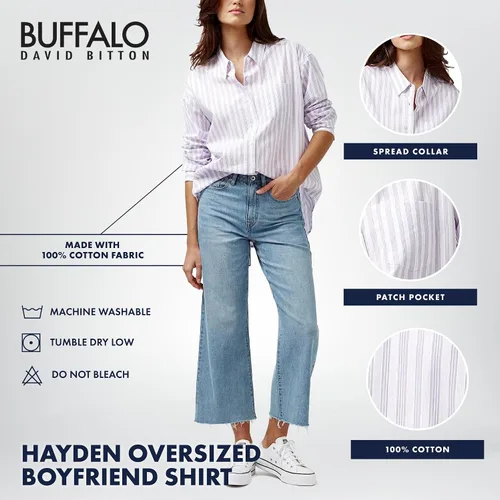 Vista 4 de Buffalo David Bitton Camisa Hayden para mujer