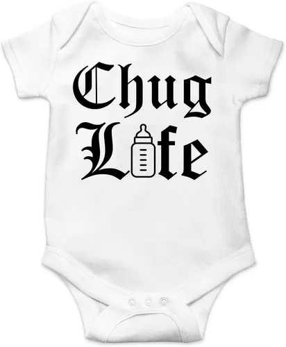 Vista 15 de AW Fashions Chug Life - Body para bebé divertido, lindo y cómodo - Ropa de moda para recién nacidos