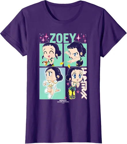 Vista 10 de Kpop Demon Hunters Zoey Camiseta Oficialmente Autorizada