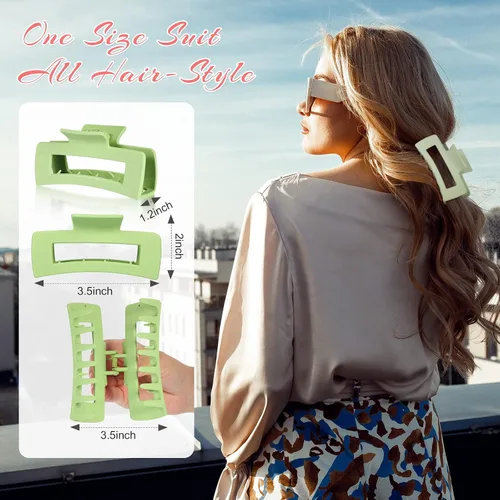 Vista 5 de 49 piezas de accesorios para mujer, pulseras de amistad con ondas de surfista, gargantilla en capas, pinzas para el cabello con garra cuadrada