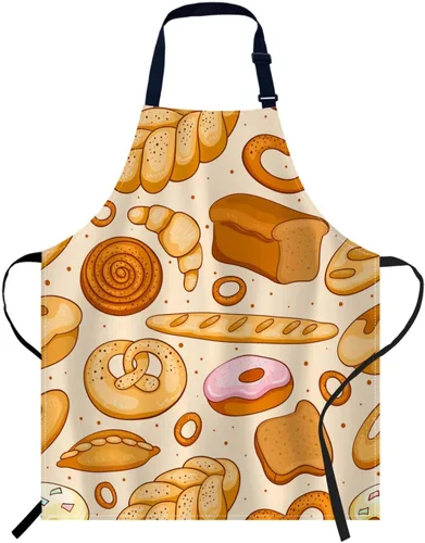 Vista 8 de oFloral Delantal de teoría de la ciencia de la biología unisex ajustable, delantal para cocinar, cocinero, mujeres y hombres, delantales para cocina