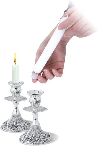 Vista 6 de Hyoola Puntos adhesivos para velas, puntos de cera para velas, adhesivo para velas, 24 puntos