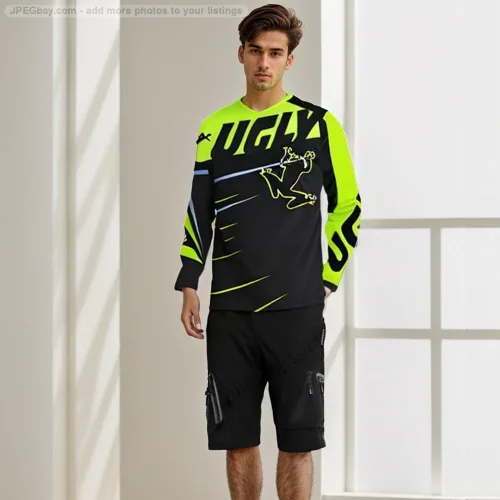Vista 4 de UGLY FROG Bike Wear 240923 Men's ClassicFashion CyclingDownhill Cycling JerseyBikeSummer Bicycle Sportswear Clothing