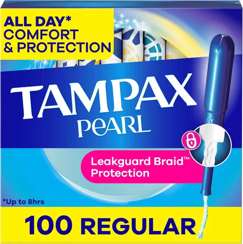 Vista 12 de Tampax Tampones de perlas para mujer, con trenza LeakGuard, absorción regular, sin perfume, 36