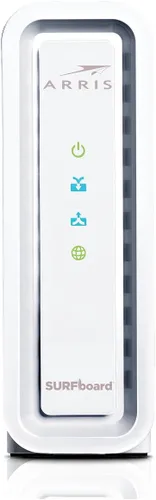Vista 2 de Arris SURFboard SB6121 DOCSIS 3.0 Módem de cable, color negro, 5.2 נ5.2 pulgadas, certificado renovado, Blanco