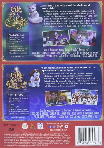 Vista 2 de Elf Pets Fox Cub y St. Bernard Animated Specials Dual DVD