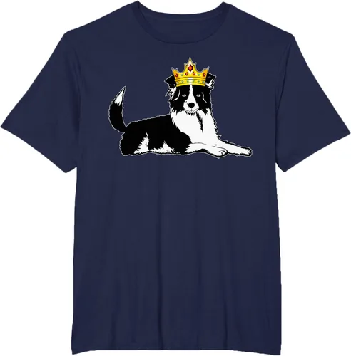 Vista 15 de Border Collie Crown - Camiseta veterinaria de piel de pastoreo de ovejas, Negro