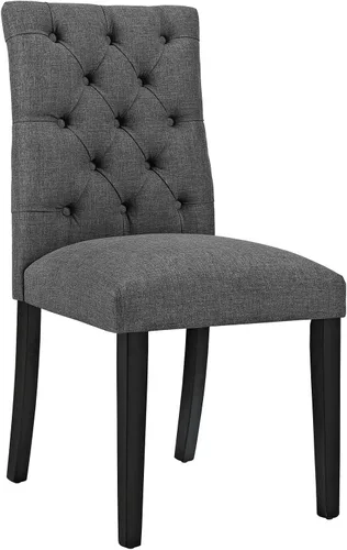 Vista 5 de Modway MO- Duchess - Silla de comedor tapizada con botones capitoné moderna Parsons, color azul