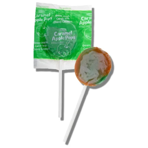 Vista 2 de Tootsie Roll Caramelo Apple Pops - Bolsa de 12.7 onzas