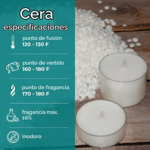 Vista 3 de Perlas de cera de coco y soja para hacer velas 5 libras de pastillas de cera de coco y soja para la fabricación de velas Mezcla suave