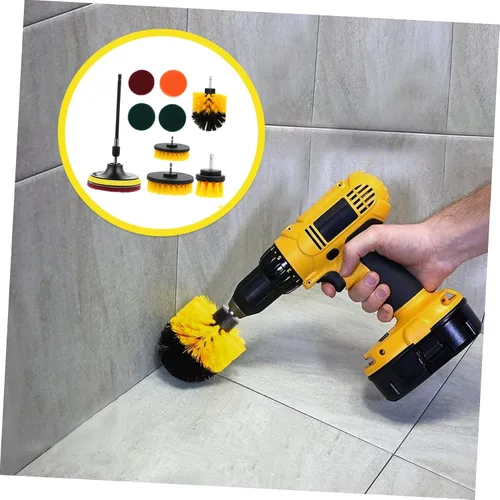 Vista 5 de 2 juegos de 11 cepillos de limpieza para taladro, kit de broca de vidrio para cocina, kit de limpieza de cepillo de limpieza de cepillo accesorio