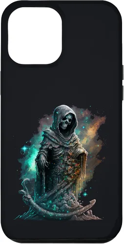 Vista 26 de Santa Muerte - Carcasa para iPhone 17, diseño de folklore mexicano