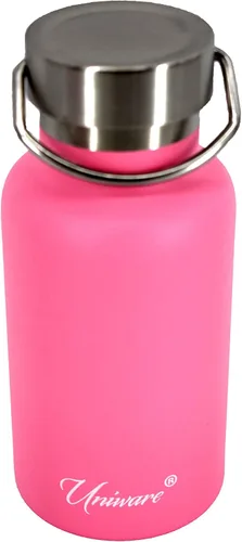 Vista 4 de Frasco de vacío de acero inoxidable de doble pared (11.8 fl oz) (negro)