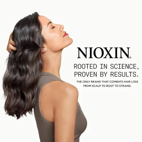 Vista 7 de Nioxin Kit de 2 sistemas de engrosamiento del cuero cabelludo + cabello Para cabello natural con adelgazamiento progresado Limpiar, acondicionar