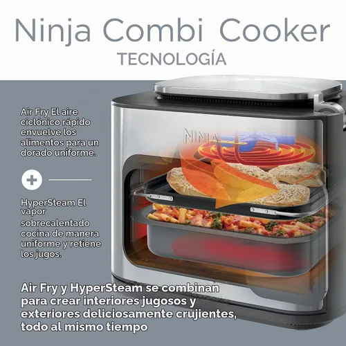 Vista 3 de Ninja Combi™ 14 en 1 Multicooker, freidora de aire, horno tostador