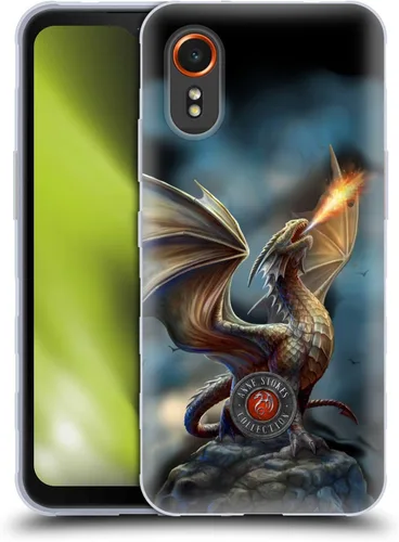 Vista 10 de Head Case Designs Funda de gel suave con licencia oficial de Anne Stokes Dagger Dragons compatible con Samsung Galaxy Xcover7 5G